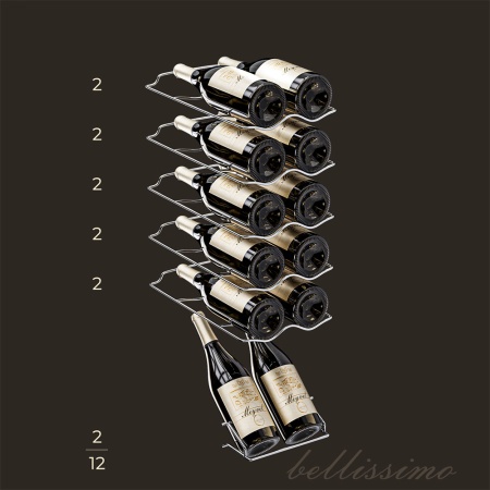 Винный шкаф Meyvel MV12-CBD1 компрессорный отдельностоящий